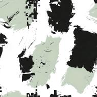 Abstract Black And Light Brushstroke Pattern